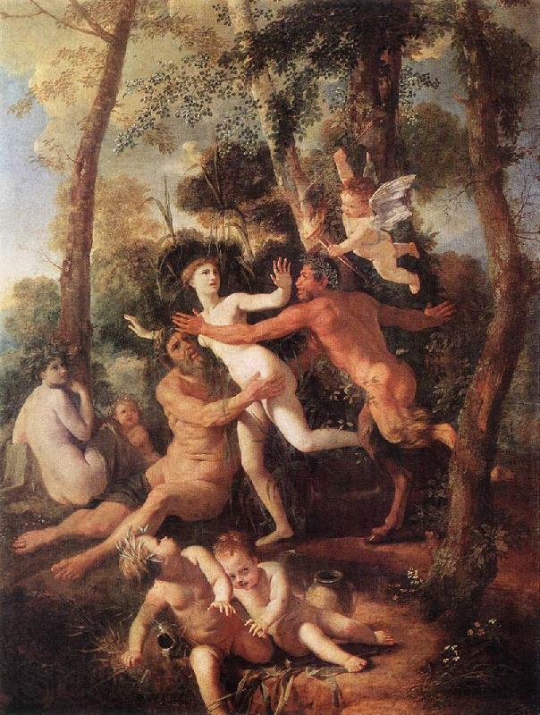 Nicolas Poussin Pan and Syrinx Germany oil painting art